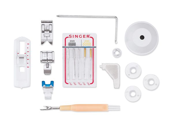 Sewing Machine, White, 11 Stitch Patterns