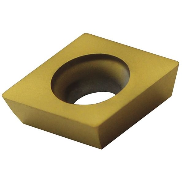 Diamond Turning Insert, Diamond, 3/16 in, CDGW, 80  Degrees, 0.0040 in, Carbide