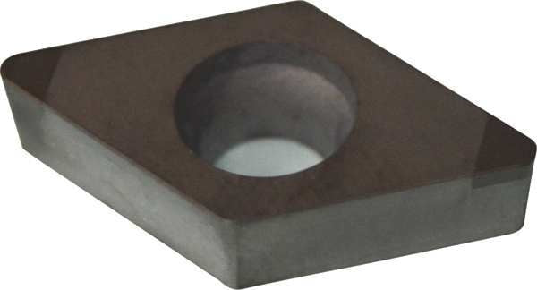 Diamond Turning Insert, Diamond, 1/4 in, DCGW, 55  Degrees, 1/64 in, CBN
