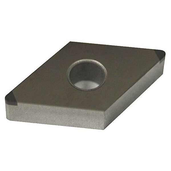 Diamond Turning Insert, Diamond, 1/2 in, DNGA, 55  Degrees, 1/64 in, CBN