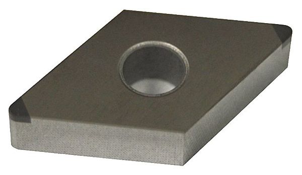 Diamond Turning Insert, Diamond, 1/2 in, DNGA, 55  Degrees, 1/32 in, CBN