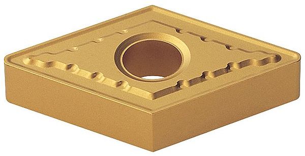 Diamond Turning Insert, Diamond, 3/8 in, DNMG, 55  Degrees, 1/32 in, Carbide