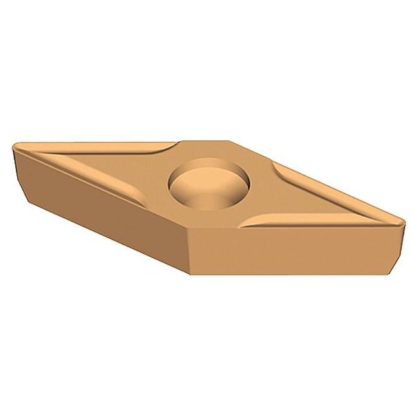 Diamond Turning Insert, Diamond, 1/4 in, VBMT, 35  Degrees, 0.0080 in, Carbide