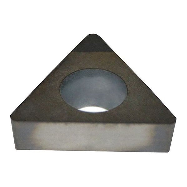 Triangle Turning Insert, Triangle, 3/8 in, TCGW, 0.0312 in, CBN