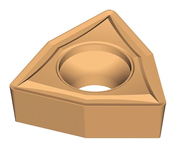 Carbide Insert, Trigon, 1/4 in, WCMX, 1/32 in, Carbide