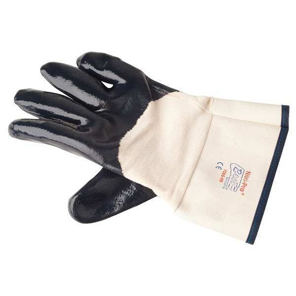 Cut Resistant Coated Gloves, 2 Cut Level, Nitrile, M, 1 PR