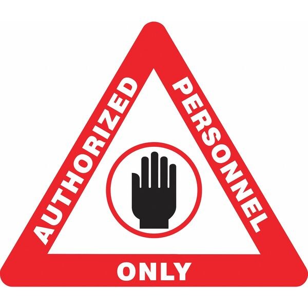 Slip-Gard Triangle Shape Floor Sign, 15 in H, 17 in W, Vinyl, Triangle, English, PSR812
