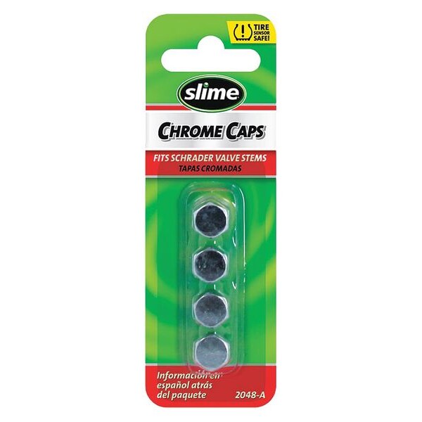 Chrome Caps, Chrome Finish, 4 Pc.