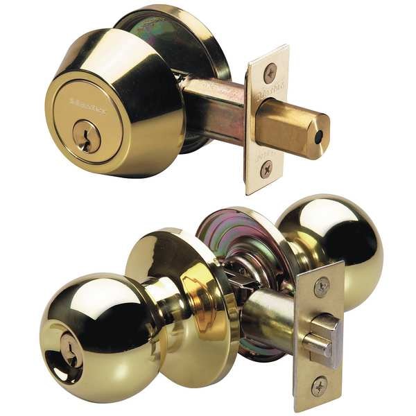 Knob Lockset, Mechanical, Entrance, Grd. 3