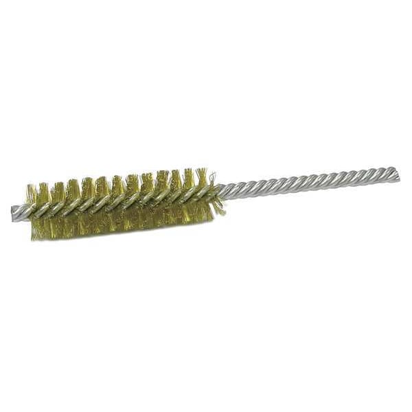Hand Tube Wire Brushh, Brass, 5/8, PK10