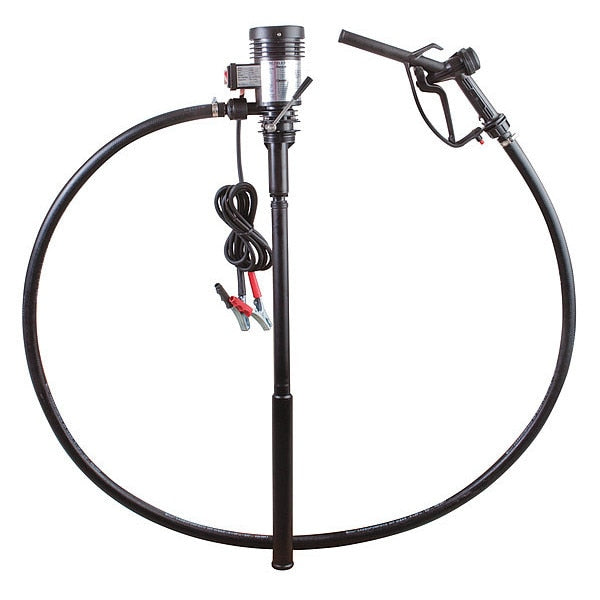 Electric Fuel and Oil Pump, 12VDC, 9.25 GPM, 7/16 HP, POM, 3/4