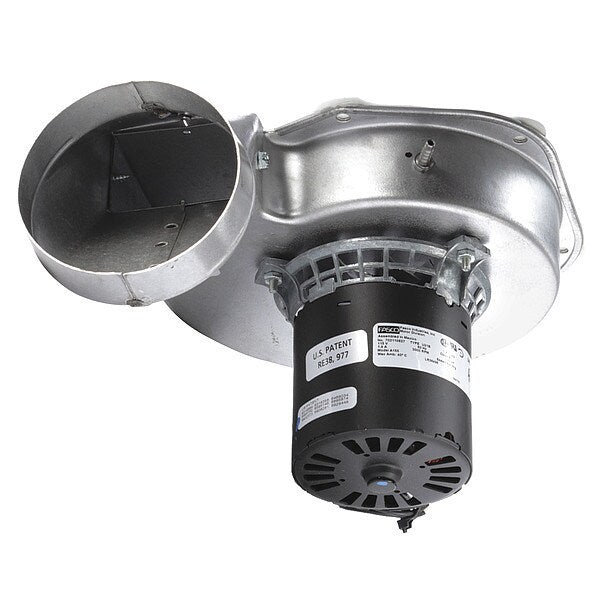 Draft Inducer Blower, 115V, Steel, 8 1/2 in H.