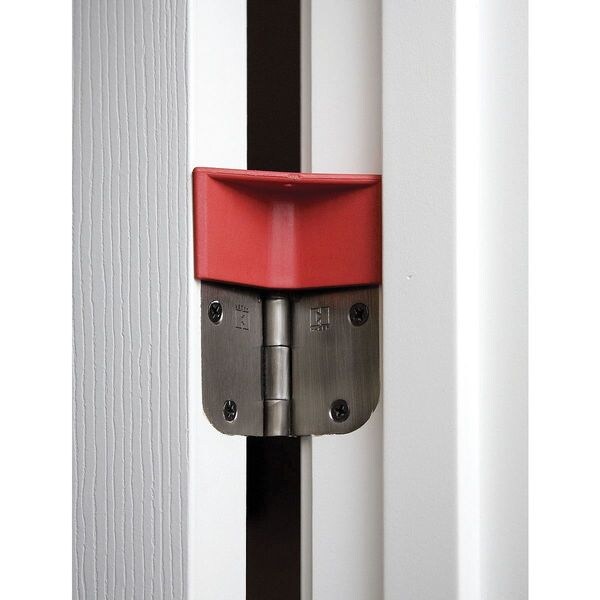 Door Wedge, Reinforced Thermo-Plastic, Red, 2