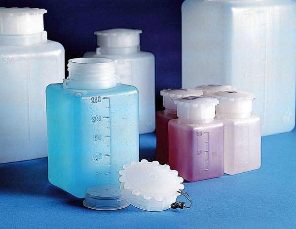 Rectangular Bottle, Graduated, 500mL, PK6