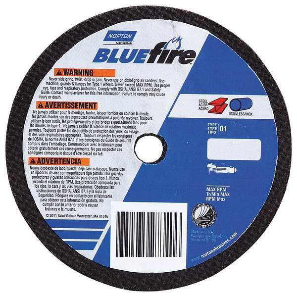 CutOff Wheel, Blue Fire, 12