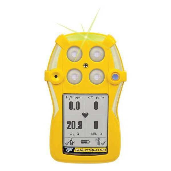 Repl Gas Detector Front Enclosure, Yellow