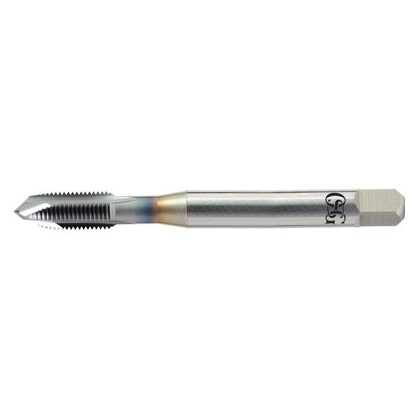 Spiral Point Tap, M8-1.25, Plug, Metric Coarse, 3 Flutes, TiCN