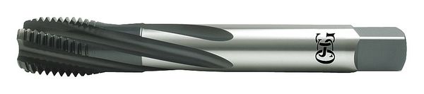 Spiral Flute Tap, M24-3.00, Modified Bottoming, Metric Coarse, Oxide