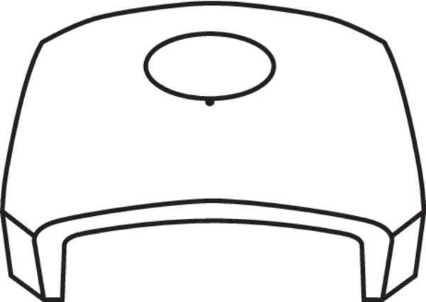 Dome Top Dometop Lid, Black