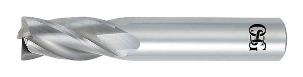 Carbide End Mill, Square, 1/2in D, Bright