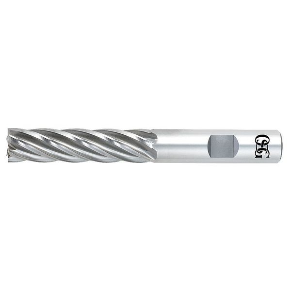 End Mill, Square, Single, 1 in., 4F