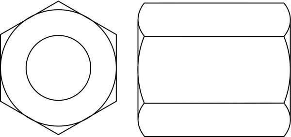 Coupling Nut, 5/8