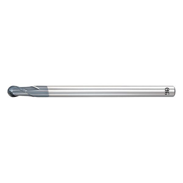 End Mill, Ball, 1/8in D, 3in OAL, 2FL