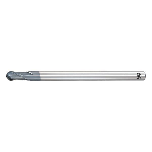 End Mill, Ball, 1/16in D, 2-1/2in OAL, 2FL