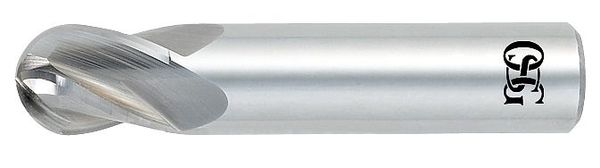 End Mill, Ball, 1/32in D, 1-1/2in OAL, 4FL