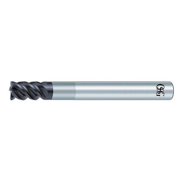 End Mill, Corner R., 4.00mm D, 80.00mm OAL
