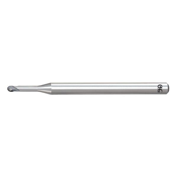 Carbide End Mill, Ball, 12mm NL, 2FL