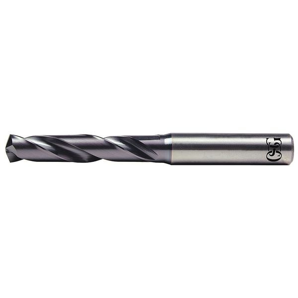 Screw Machine Drill Bit, 4.10 mm Size, 140  Degrees Point Angle, Solid Carbide, TiAlN Finish
