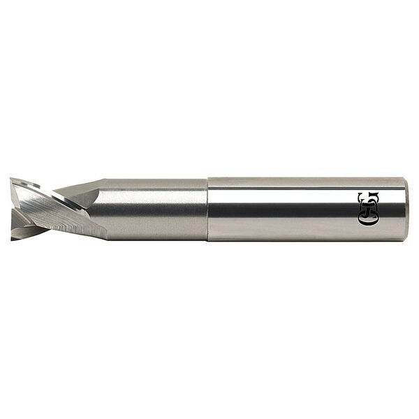 Carbide End Mill, Square, 1/4in Dia., 2FL