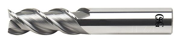 End Mill, Corner R., 1/4in D, 2-1/2in OAL