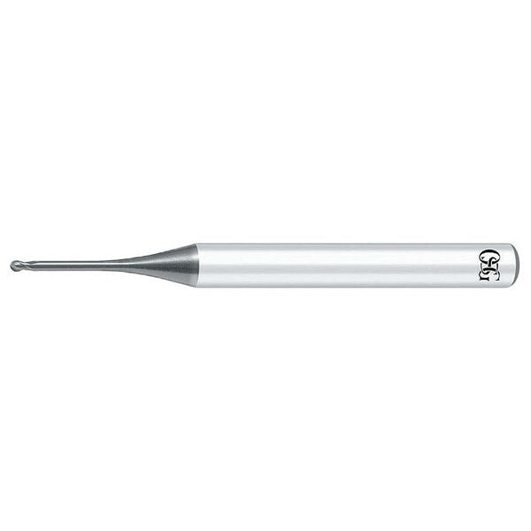 Carbide End Mill, Ball, 65.00mm OAL, 2FL