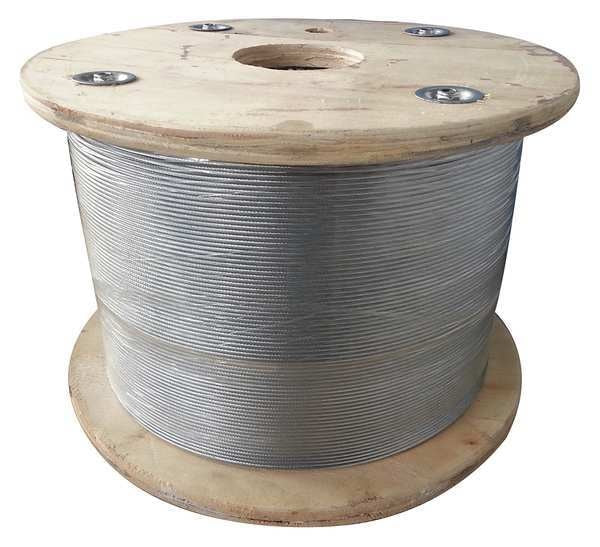 Cable, 5/32 in., 50 ft., 7 x 19, Steel