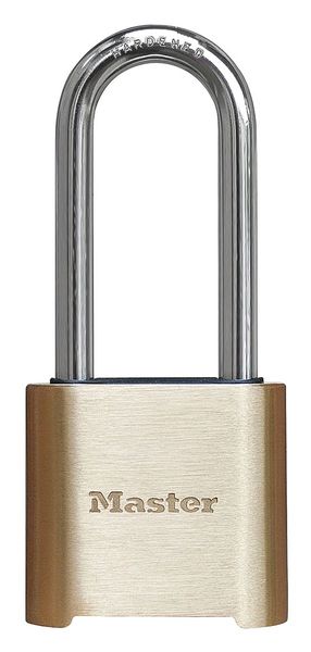 Combination Padlock, Bottom, Gold/Silver