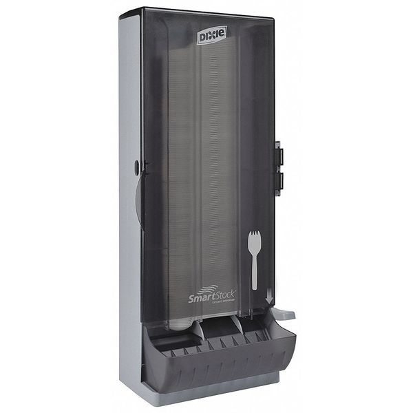 Spork Dispenser, Smoke, Capacity 120