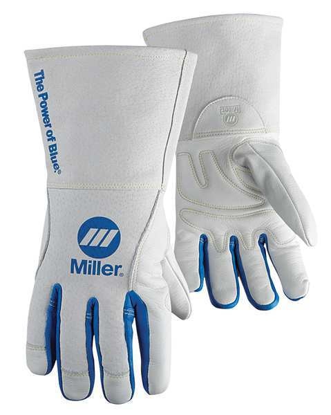 MIG Welding Gloves, Cowhide Palm, L, PR