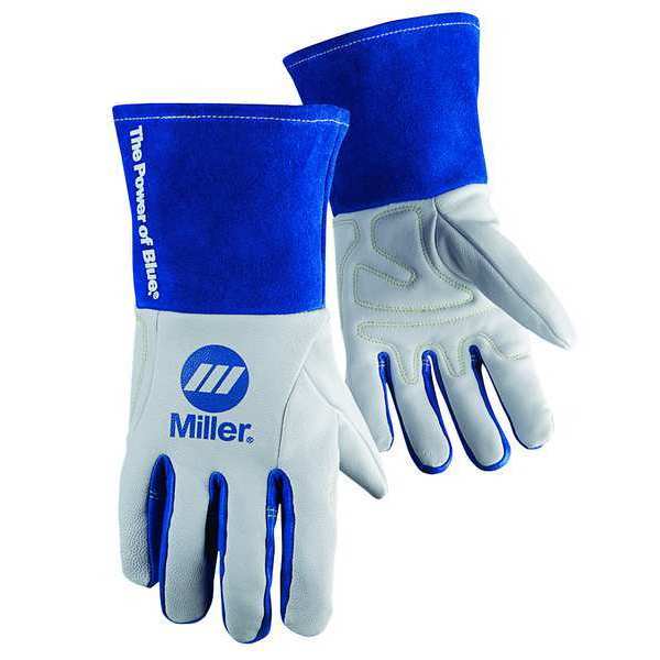 TIG Welding Gloves, Goatskin Palm, L, PR