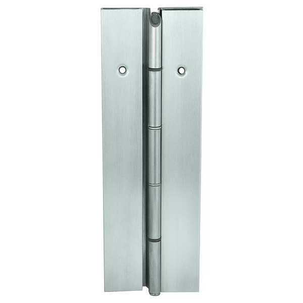 1 11/16 in W x 84 in H Satin Stainless Steel Continuous Hinge
