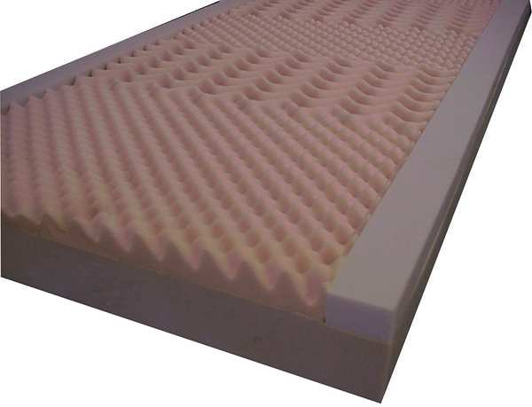 Mattress, 84x6x35-1/2in, Foam, Fire Prot.