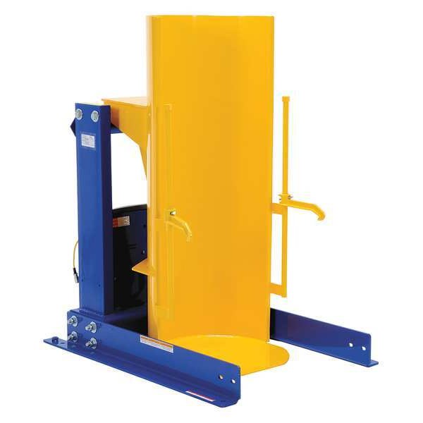 Portable Drum Dumper, 63-3/4in, Steel