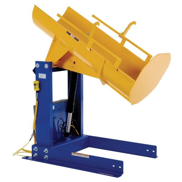 Drum Dumper, Stationary, 60in, 42sec., Steel