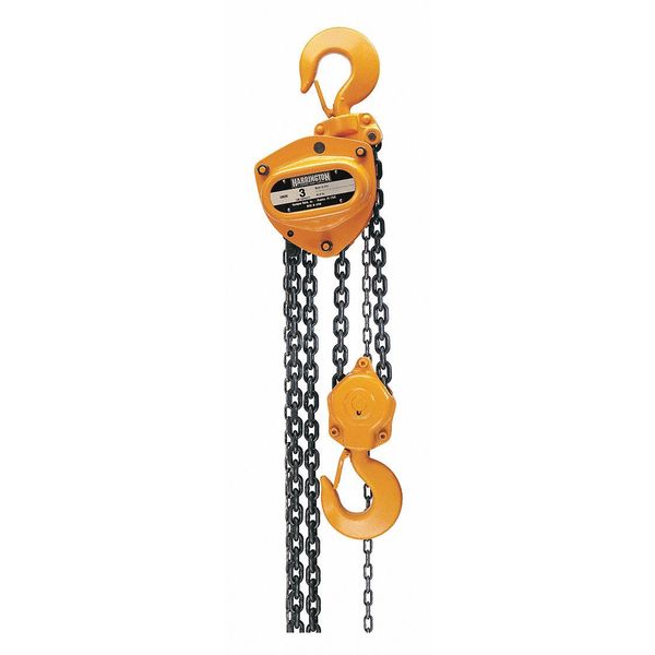 Manual Chain Hoist, 15 ft.Lift