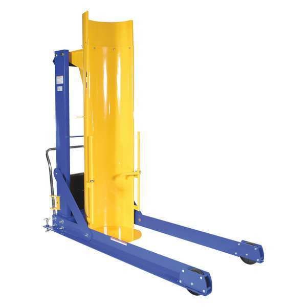 Portable Drum Dumper, 96in, Steel, 1500 lb.