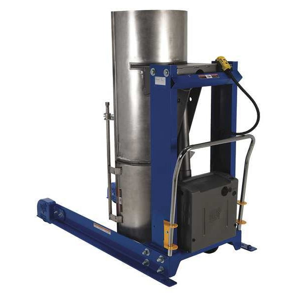 Portable Drum Dumper, 96in, 42sec., 1000lb.