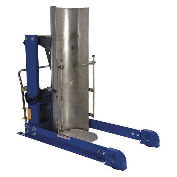 Stationary Drum Dumper, 95-1/4in, 1500lb.