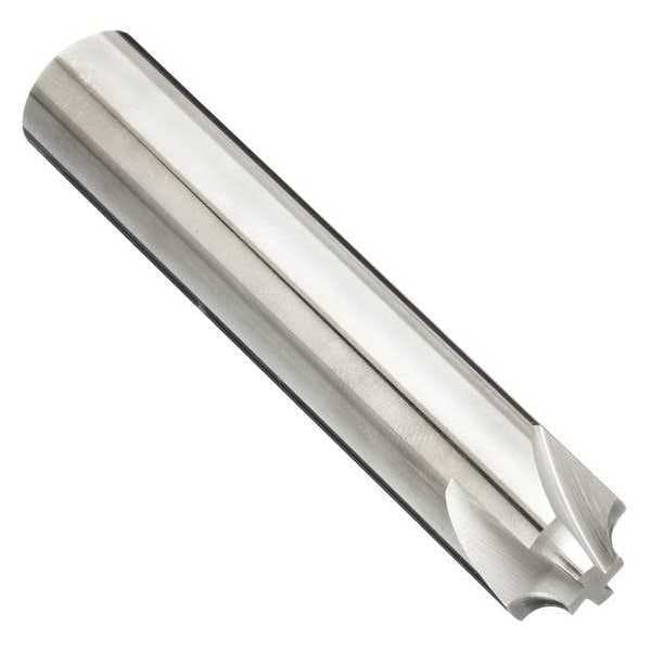 Carbide End Mill, 1/4in.dia., Bright, RH
