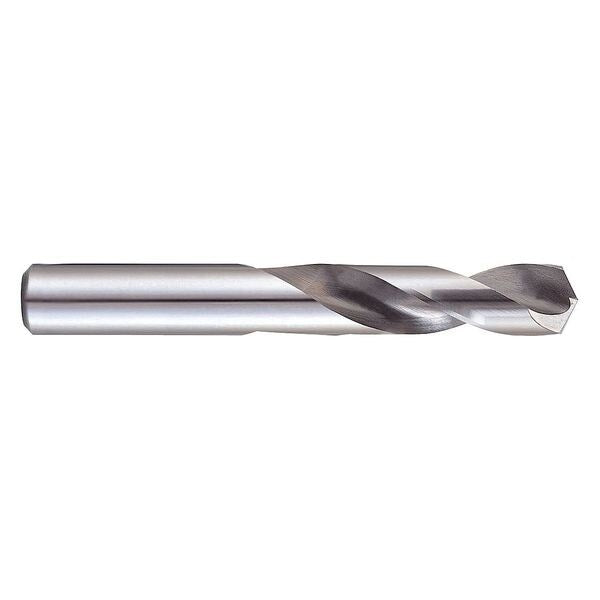 Screw Machine Drill Bit, 13/64 in Size, 135  Degrees Point Angle, High Speed Steel, TiN Finish